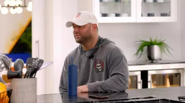 Brave Soul Blue Regular Fit Sweatshirt worn by Geordie Shore as seen in Geordie Shore (S26E02)