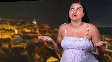 Robe en coton à corsage smocké de H&M portée par Marnie Simpson telle que vue dans Geordie Shore (S26E02)