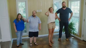 Kork Ease Sandals worn by Erin Napier as seen in Home Town (S10E04)