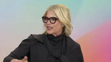 Tod's Turtleneck Midi Dress worn by Selma Blair as seen in Today on January 26, 2026