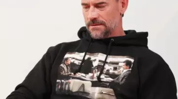 CM Punk Hot Ones Black Hoodie of CM Punk in Hot Ones