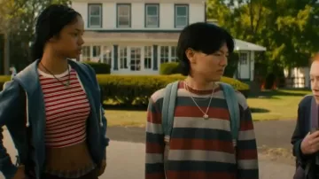 H&M Crop Tank Top worn by Amelia as seen in Best Medicine (S01E04)