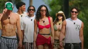 Runaway the Label Tropez Bikini porté par Boston McCathrion tel que vu dans Love Island Australia (S07E15)