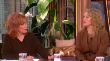 Eileen Fisher V Neck Sweater worn by Joy Behar as seen in The View on January 23, 2026