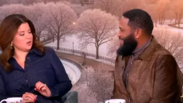 John Varvatos Craig Jacket worn by Anthony Anderson as seen in The View on January 23, 2026