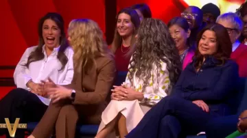 Zimmermann Hypnotic Culotte worn by Sunny Hostin as seen in The View on January 23, 2026