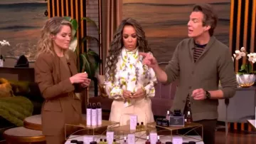 Taylor Stitch Crawford Cardigan worn by Adam Glassman as seen in The View on January 26, 2026