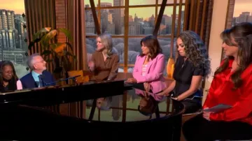 Staud Pierre Pants worn by Sunny Hostin as seen in The View on  January 27, 2026