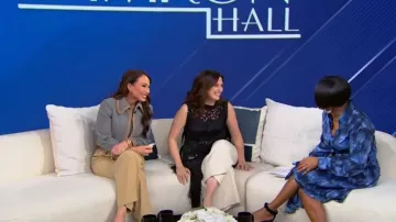 Sea Adelina Lace Fringe Top worn by Sarah Vacchiano as seen in Tamron Hall Show on  January 26, 2026