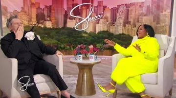 Jimmy Choo Mugler Strap Pump worn by Sherri Shepherd as seen in Sherri on January 27, 2026