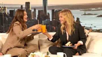 Zadig and Voltaire Double-breasted Blazer worn by Kelli Giddish as seen in The Drew Barrymore Show on  January 22, 2026