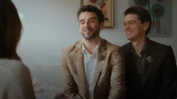 John Varvatos Willett Jacket worn by Brian (Michael Urie) as seen in Shrinking(S03E01)