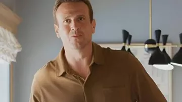 Shrinking S03 Jason Segel Brown Shirt worn by Jimmy (Jason Segel) in Shrinking (S02)