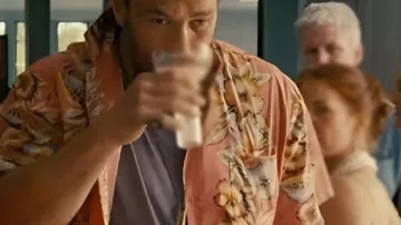 Jason Momoa The Wrecking Crew 2026 Floral Shirt worn by Jonny (Jason Momoa) in The Wrecking Crew