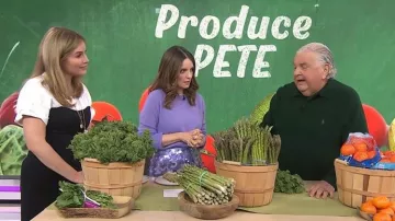 Jupe à sequins Tory Burch portée par Tina Fey telle que vue dans Today le 27 janvier 2026