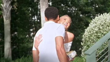 Debimy Women Acrylic Clutch Box Metal Handle Evening Bag worn by Charley Manley as seen in Southern Charm (S11E08)