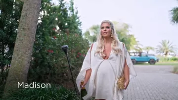 Cult Gaia Acrylic Minaudière worn by Madison LeCroy as seen in Southern Charm (S11E08)