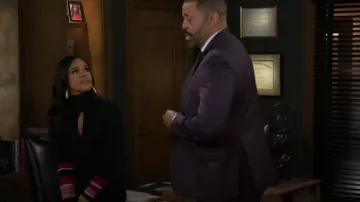 Diane von Furstenberg Bea Sweater Dress worn by Dani Dupree (Karla Cheatham Mosley) as seen in Beyond the Gates (S02E12)