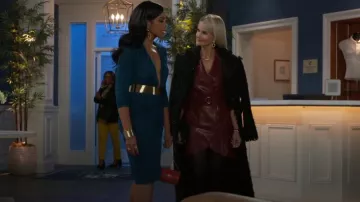 Nicholas Stretch-crepe Gown worn by Dani Dupree (Karla Cheatham Mosley) as seen in Beyond the Gates (S02E15)