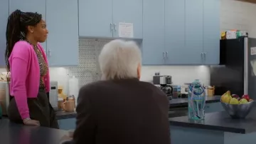 Anthropologie Pilcro Crewneck Sweater worn by Gaby (Jessica Williams) as seen in Shrinking (S03E01)