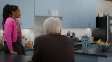 Anthropologie Pilcro Crewneck Sweater worn by Gaby (Jessica Williams) as seen in Shrinking (S03E01)