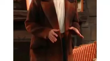 Plaid Coat of Sharon Collins (Sharon Case) as seen in The Young and the Restless (S52)