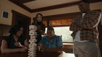 Obey Alton Plaid Zip Up Shirt Jacket worn by Harry Grant (Elijah M. Cooper) as seen in 9-1-1 (S09E09)