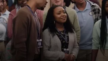 Desigual Women's Slim Floral Dress worn by Janine Teagues (Quinta Brunson) as seen in Abbott Elementary (S05E12)