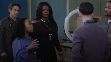 Reiss Lara Dress worn by Ava Coleman (Janelle James) as seen in Abbott Elementary (S05E12)