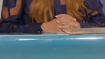 Floral Sheer Shirt worn by (Carrie Underwood) in American Idol