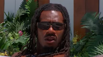 Prada PR 09ZS worn by Shaq Muhammad as seen in Love Island: All Stars (S03E11)