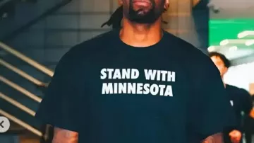 Stand With Minnesota Black Shirt