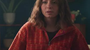 Sanctuary A Witches Tale S2 Harper Fenn Half Zip Sweatshirt worn by Harper Fenn (Hazel Doupe) in Sanctuary: A Witch's Tale (S02)