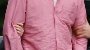 Pink Shirt worn by Nicholas Galitzine in Masters of The Universe – Official Teaser Trailer