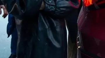 Black Coat worn by Jenna Ortega in Jenna Ortega The Gallerist Interview At Sundance Film Festival 2026