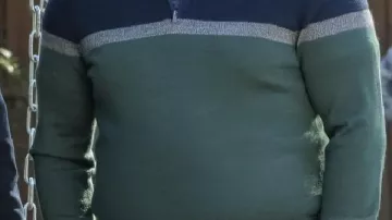 Green Sweater worn by (David Harbour) in DTF St. Louis