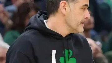 William Chisholm I Celtics Drake Maye Black Hoodie worn by Gordon Chisholm in Bill Chisholm I Love Drake Maye Hoodie