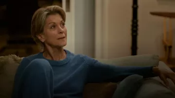 Vince Ribbed-knit cotton top worn by Julie (Wendie Malick) as seen in Shrinking (S03E01)