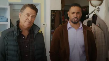 Parajumpers Jayden Quilted Down Jacket worn by Derek (Ted McGinley) as seen in Shrinking (S03E01)