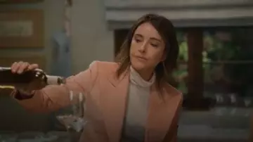 Gabriela Hearst Leiva Blazer worn by Liz (Christa Miller) as seen in Shrinking (S03E01)