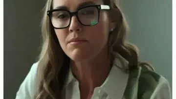 It’s Not Like That S01 Erinn Hayes Leaf Print Shirt worn by (Erinn Hayes) in It's Not Like That (S01)