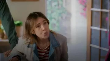 Jennifer Meyer Fuck Necklace worn by Liz (Christa Miller) as seen in Shrinking (S03E01)