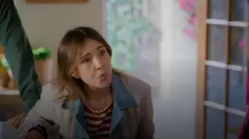 Jennifer Meyer Fuck Necklace worn by Liz (Christa Miller) as seen in Shrinking (S03E01)