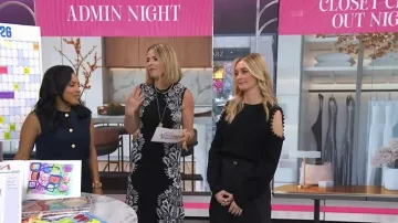 Jersey Zara Pull Cut Out Balls porté par Jasmine Snow, tel que vu dans Today le 29 janvier 2026