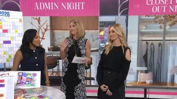 Pantalon large Zara porté par Jasmine Snow tel que vu dans Today le 29 janvier 2026