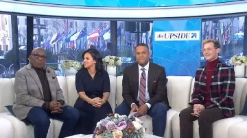 Scanlan Theodore Pleated Rib Shirt Dress worn by Laura Jarrett as seen in Today on January 30, 2026