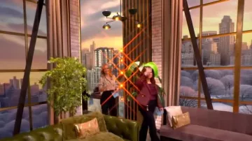 Derek Lam 10 Crosby Robertson Flare Hem Pants worn by Ana Navarro as seen in The View on  January 29, 2026