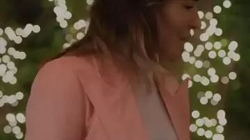 Shrinking S03 Christa Miller Pink Corduroy Blazer