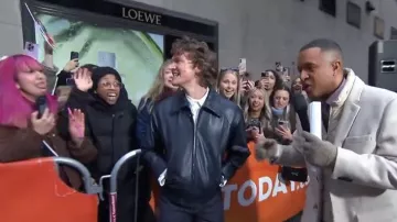 Mackage SKAI-SLB 3-in-1 Wool Coat with Removable Down Liner worn by Craig Melvin as seen in Today on February 2, 2026