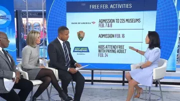 Ted Baker Velvey Puff Sleeve Knit Dress worn by Vicky Nguyen as seen in Today on February 2, 2026